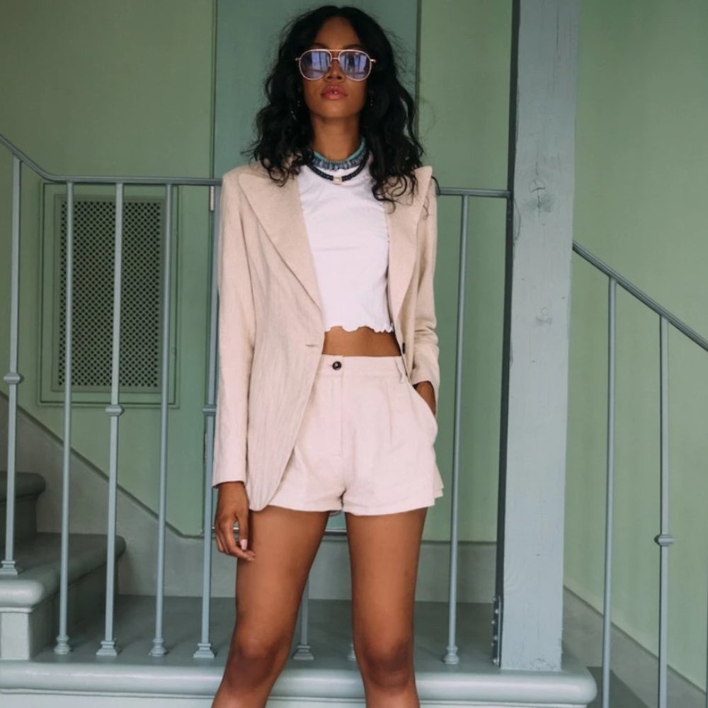 Stone Cold Fox Keaton Blazer & Ralph Short sz 2